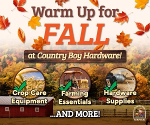 Country Boy Hardware medium rectangle advertisement, 300 by 250 pixels